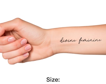 divine feminine quote tattooTikTok Search