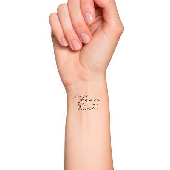 Hand Lettered Temporary Tattoos | Kelly Leigh Creates