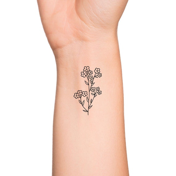 Daisy flower coloring pages, daisy flower bouquet tattoo, small daisy tattoo,  elegant minimalist daisy tattoo, - MasterBundles