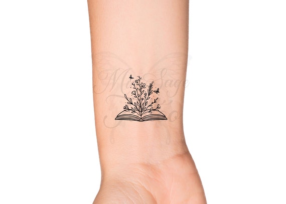 Open Book Tattoo