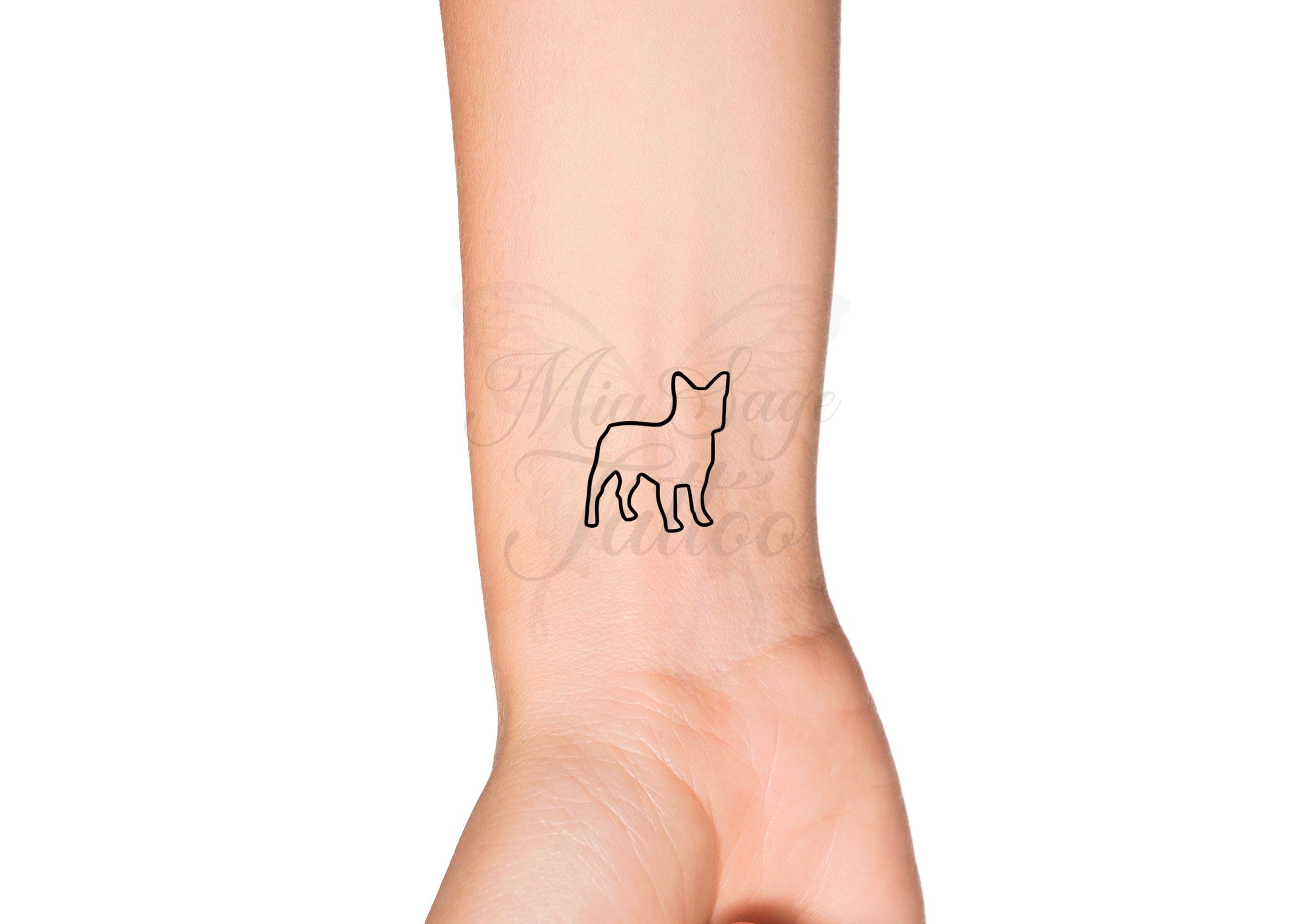 50 French Bulldog Tattoos in Creative Styles  Inku Paw