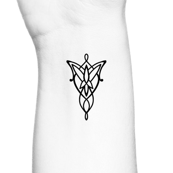 Evenstar Arwen Fantasy Book Temporary Tattoo - Etsy Australia