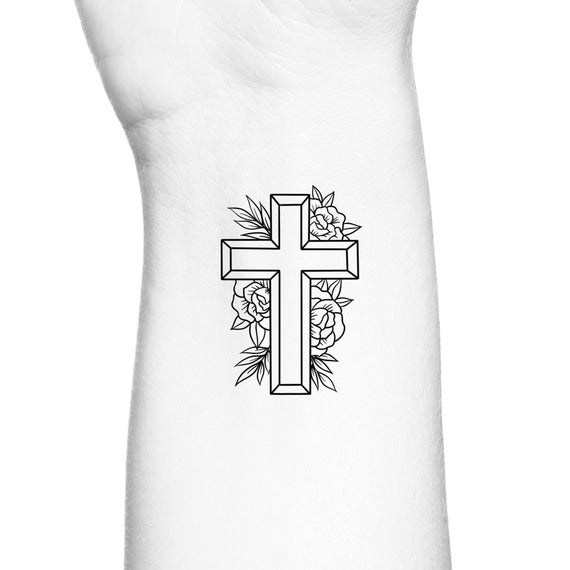 Cross Stencil For Tattoo Spray – Tattoo for a week