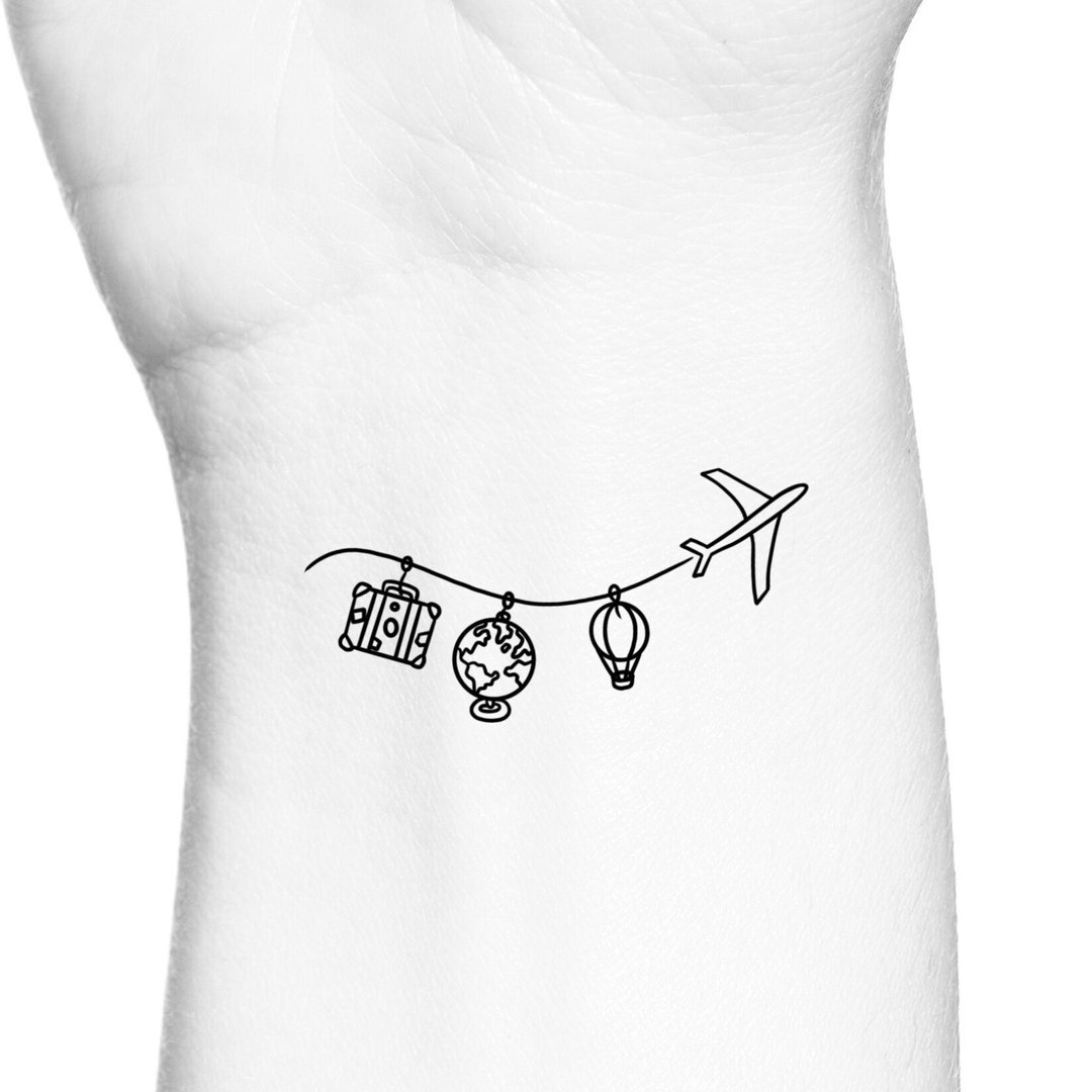 Aggregate 199+ airplane tattoo design latest