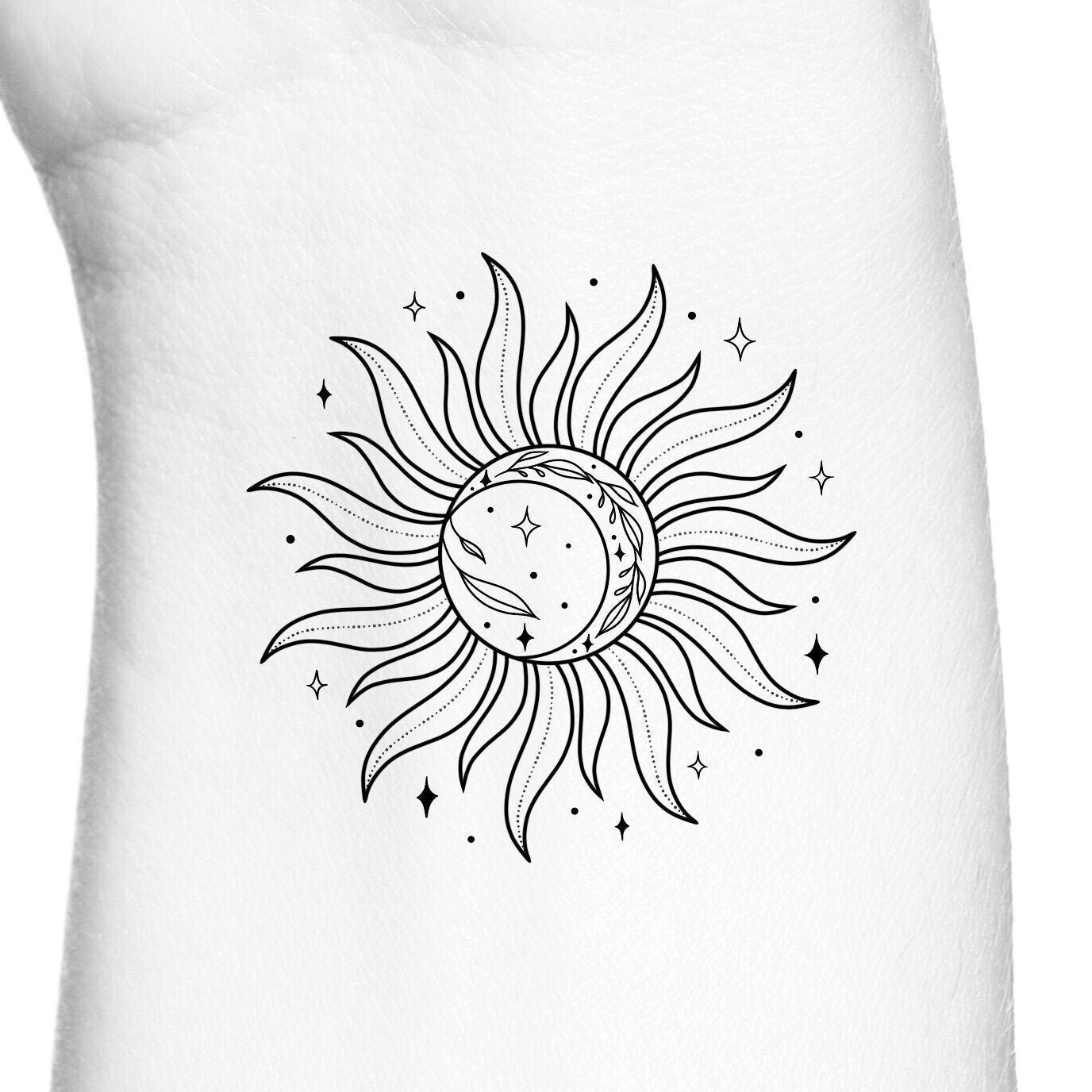 Celestial Sun tattoo