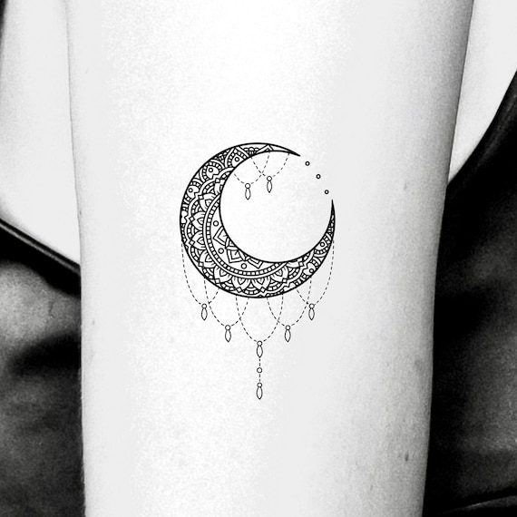 Manrique Conscious Art And Tattoo   Half moon mandala  mandala  dotworktattoo