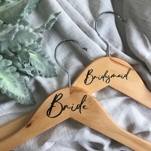 Wedding Dress Coat hanger | Custom Coat Hanger | Wedding | Bridesmaid | Bridal Party Coat hanger | Wedding Dress | Bride Label