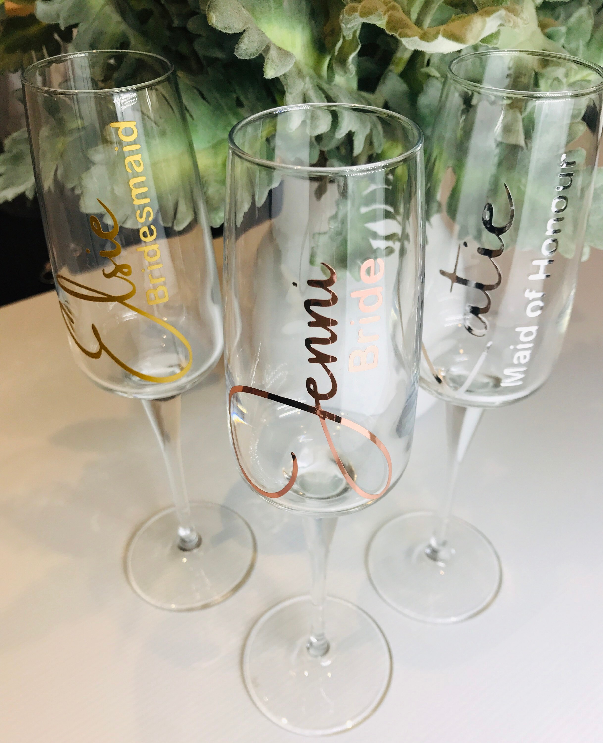 Custom Champagne Sparkling Sticker DIY Champagne Flute Decal Etsy