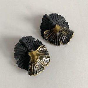 Handmade Christmas Earrings, flower earrings, unique bold earring, bold oversized earrings, lightweight studs