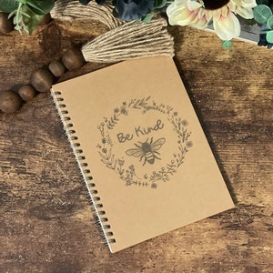 Be Kind Sketchbook, Mother’s Day Gift, Daughter’s Gift, Personalized Sketchbook