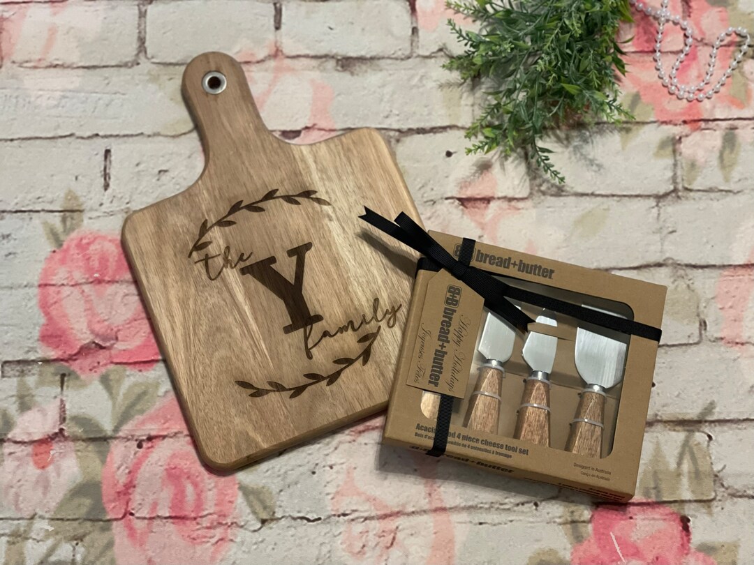 Personalized Cheese and Butter Knives Set of Cheese Knives Etsy