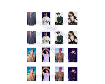 Justin Bieber Waterslide nail decals