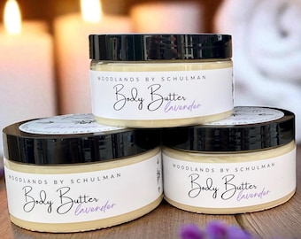 Organic Body Butter: Beeswax, Coconut Oil, Shea & Essential Oils