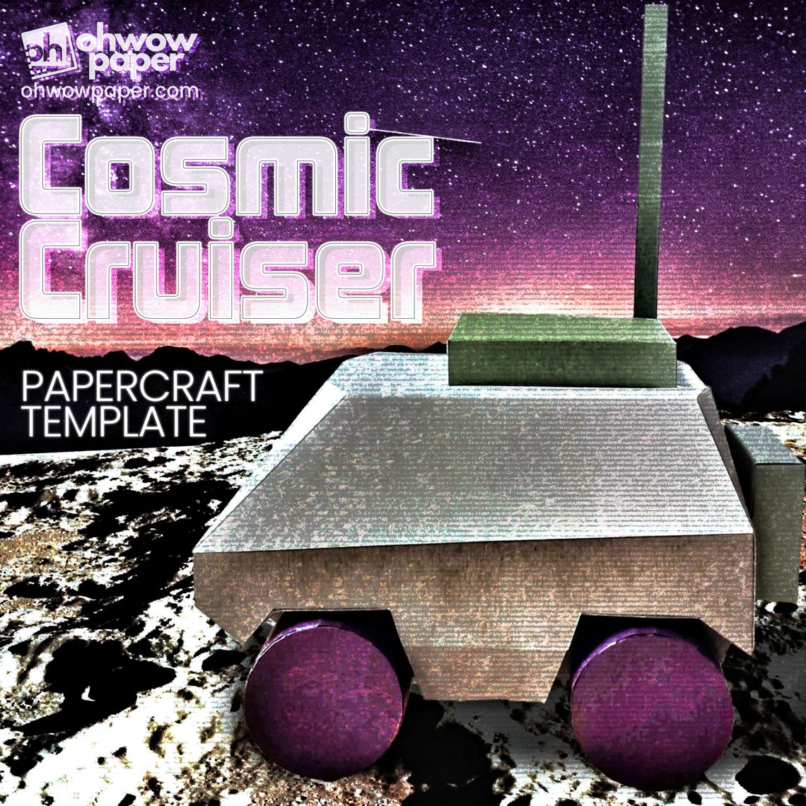 Space Truck Papercraft Template. Build 3d Paper Truck Model. A Gift for ...