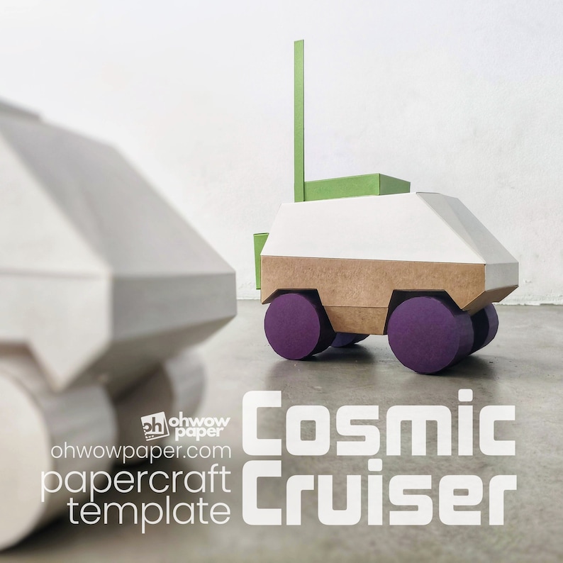 Space Truck Papercraft Template. Build 3d Paper Car Model. A Gift for ...