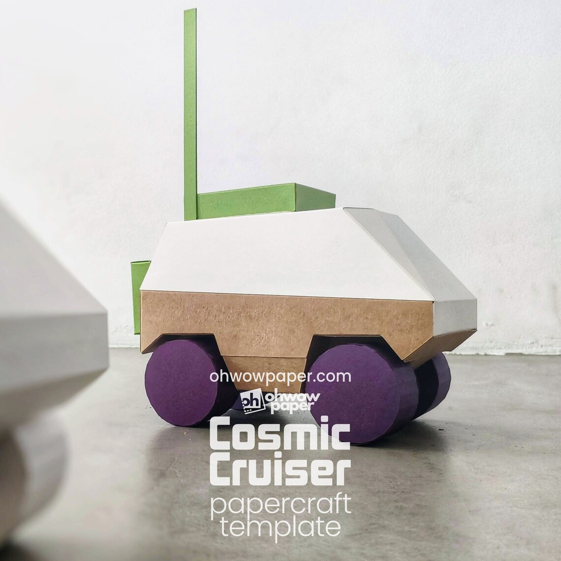 Space Truck Papercraft Template. Build 3d Paper Truck Model. A Gift for ...
