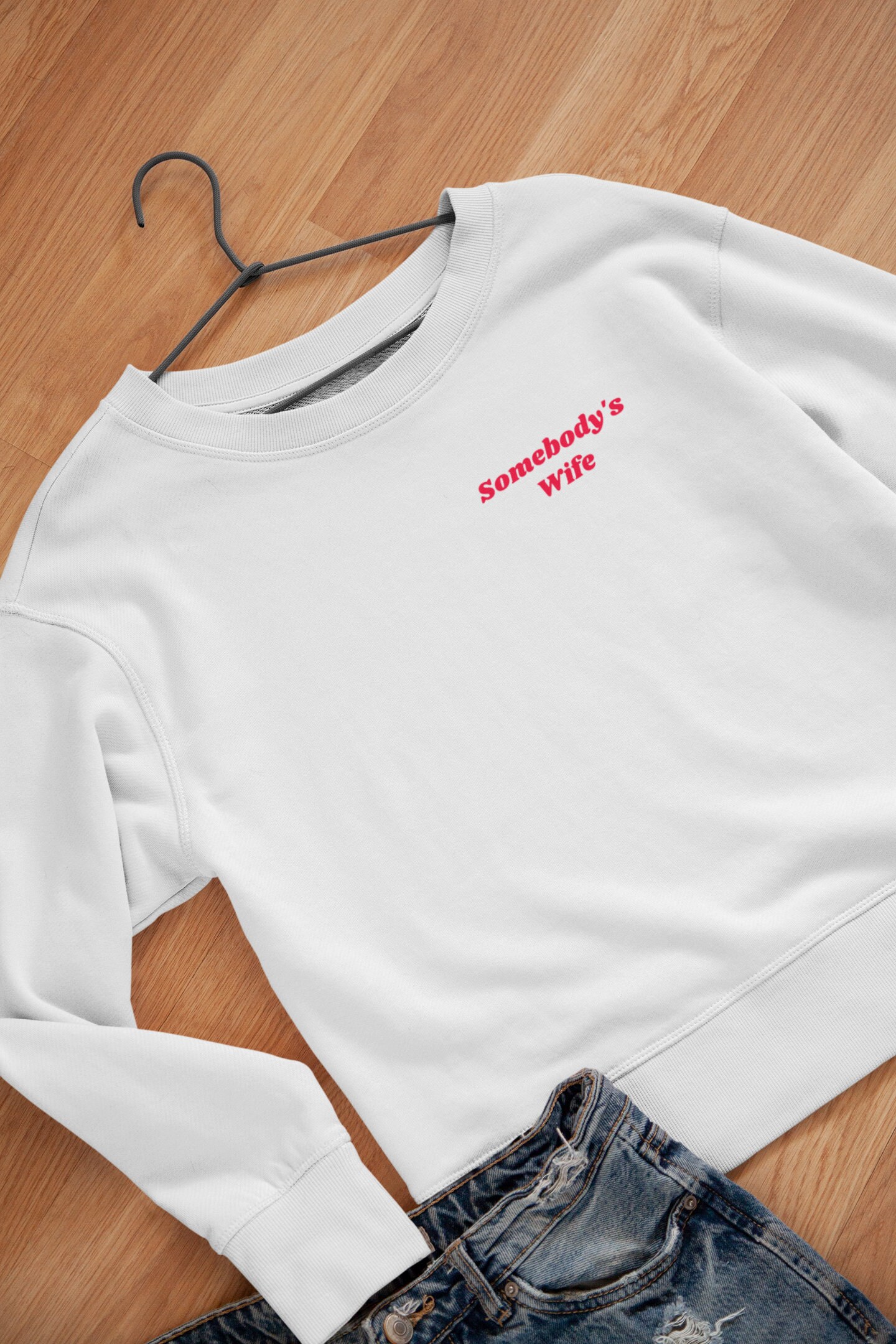 Unisex Crewneck Sweatshirt Novelty Wife 