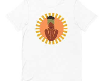 Grand Rising Black Woman Shirt l Faceless Portrait | Melanin Shirt | Black is Beautiful | Black Girl Magic | Afrocentric Art | Melanin Magic