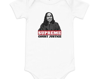 Justice Ketanji Brown Jackson Baby Bodysuit, Black History Newborn Gift