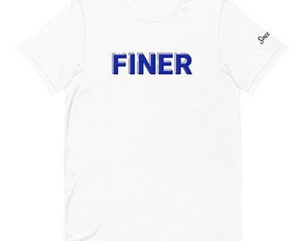 Finer Shirt, Royal Blue and White