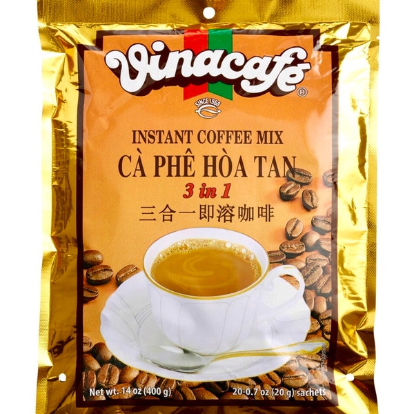 Vinacafe Instant Coffee Mix.  14oz. 20 sachets