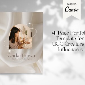 UGC Portfolio, UGC Media Kit, Influencer Media Kit, Press Kit, Editable in Canva, Influencer Rate Card, Content Creator Media Kit