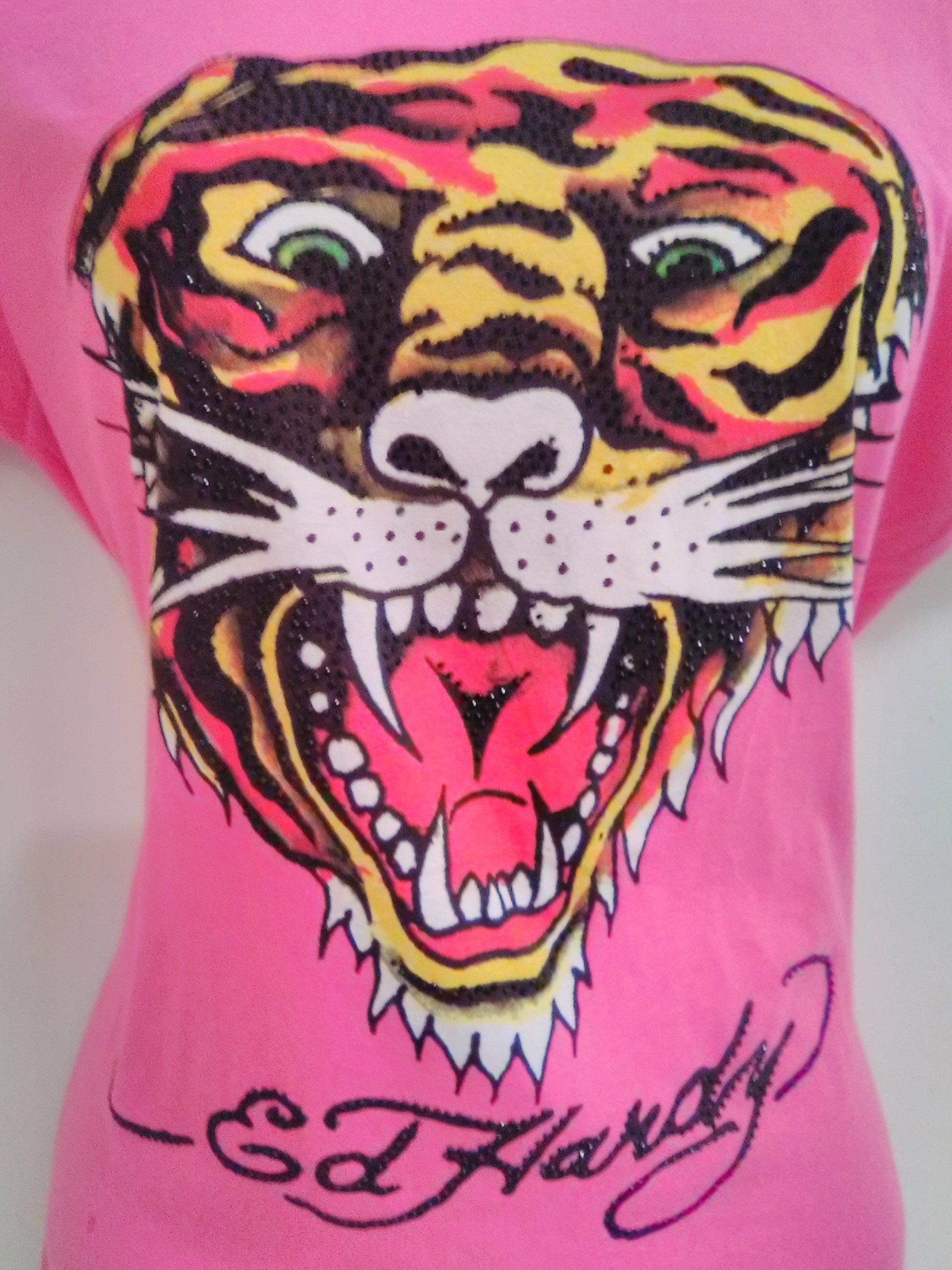 ed hardy shirt pink