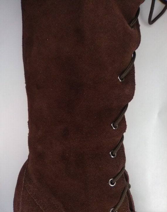 Vintage Rivet Belt Buckle Gothic Knee-High Boot