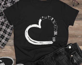 Women in Finance T-Shirt, Money Icons, Finance Grad Gift