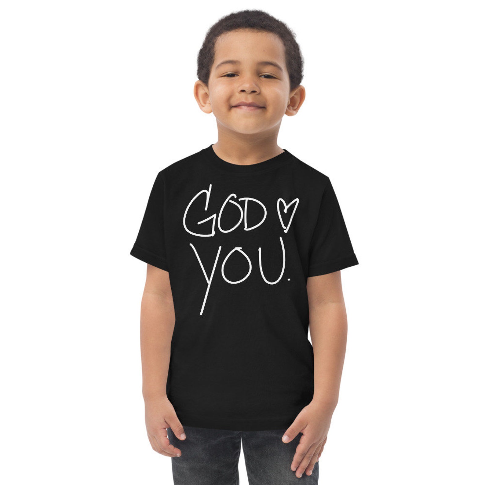 God Loves You Unisex Toddler Tee | Etsy