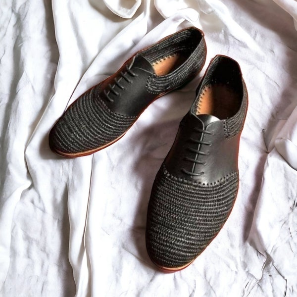 Raphia chasseure homme raffia shoes