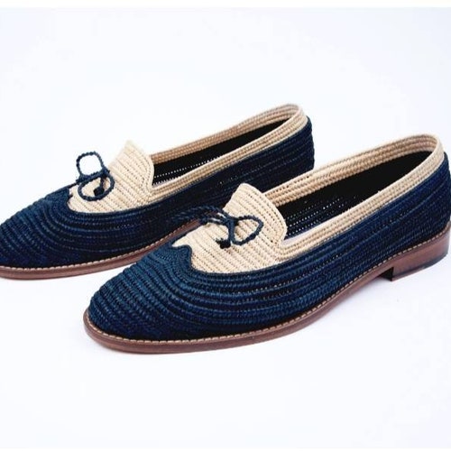 Raphia Chasseures Femme Raffia Shoes - Etsy