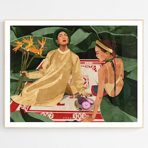 消費税無し Vietnamese artists - Etsy 日本 絵画