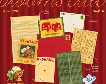 Blooms Club – Vol 6 Mail April 2026 | Art, Stickers & Prompts for Creativity and Reflection