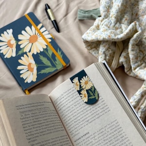 Set di segnalibri magnetici con fiori di nascita: regalo per gli amanti dei libri floreali