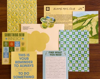 Blooms Club – Vol 8 Nov 2025 | Art, Stickers & Prompts for Creativity and Reflection