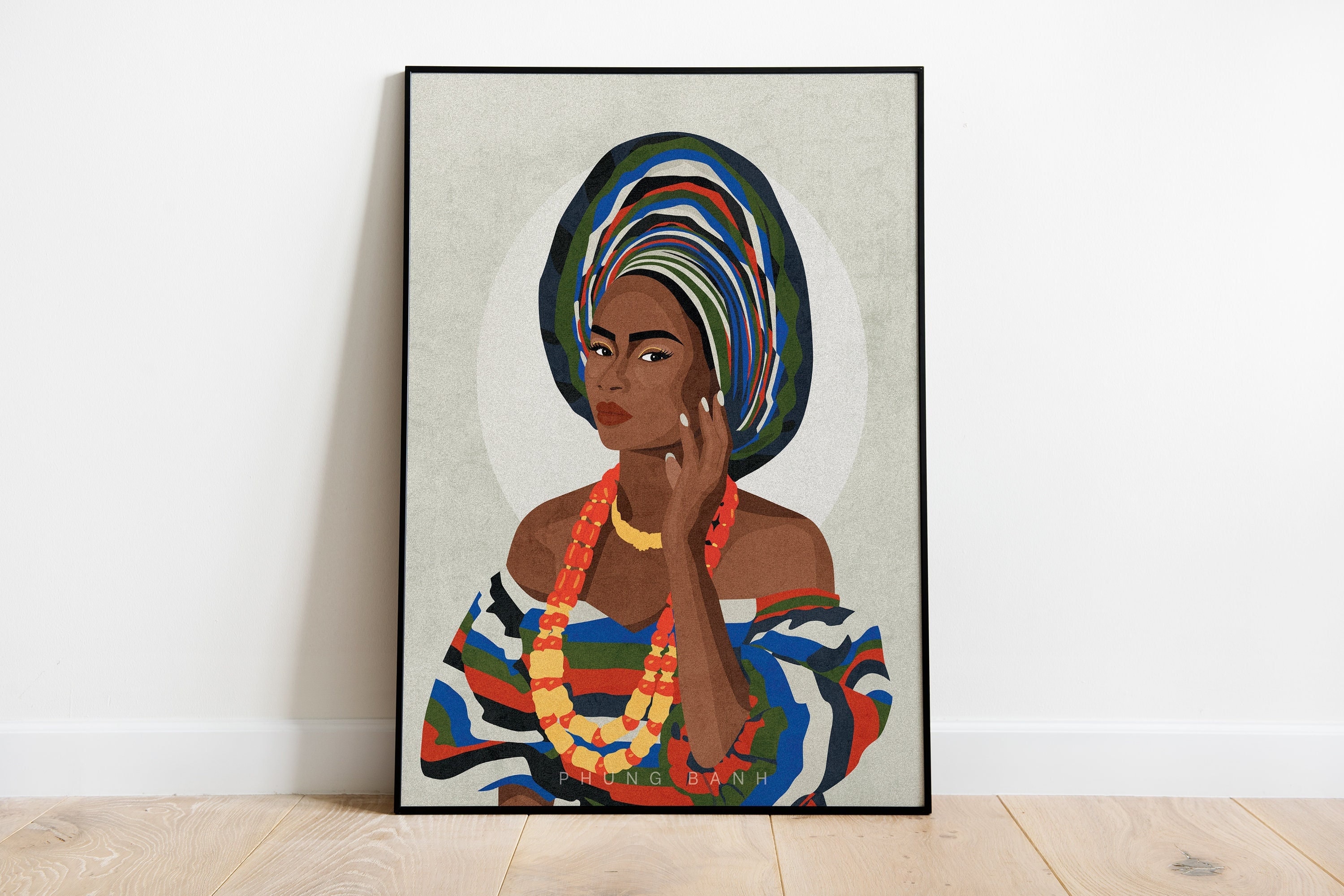 Nigerian Culture Art Print African Woman Art Print Women of - Etsy New  Zealand