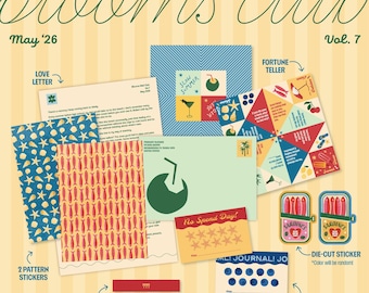 Blooms Club – Vol 7 Mail May 2026 | Art, Stickers & Prompts for Creativity and Reflection