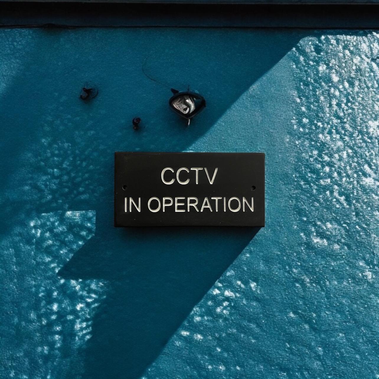 CCTV in Operation 8”x4” Sign Security Gate Warning Signs - Etsy UK