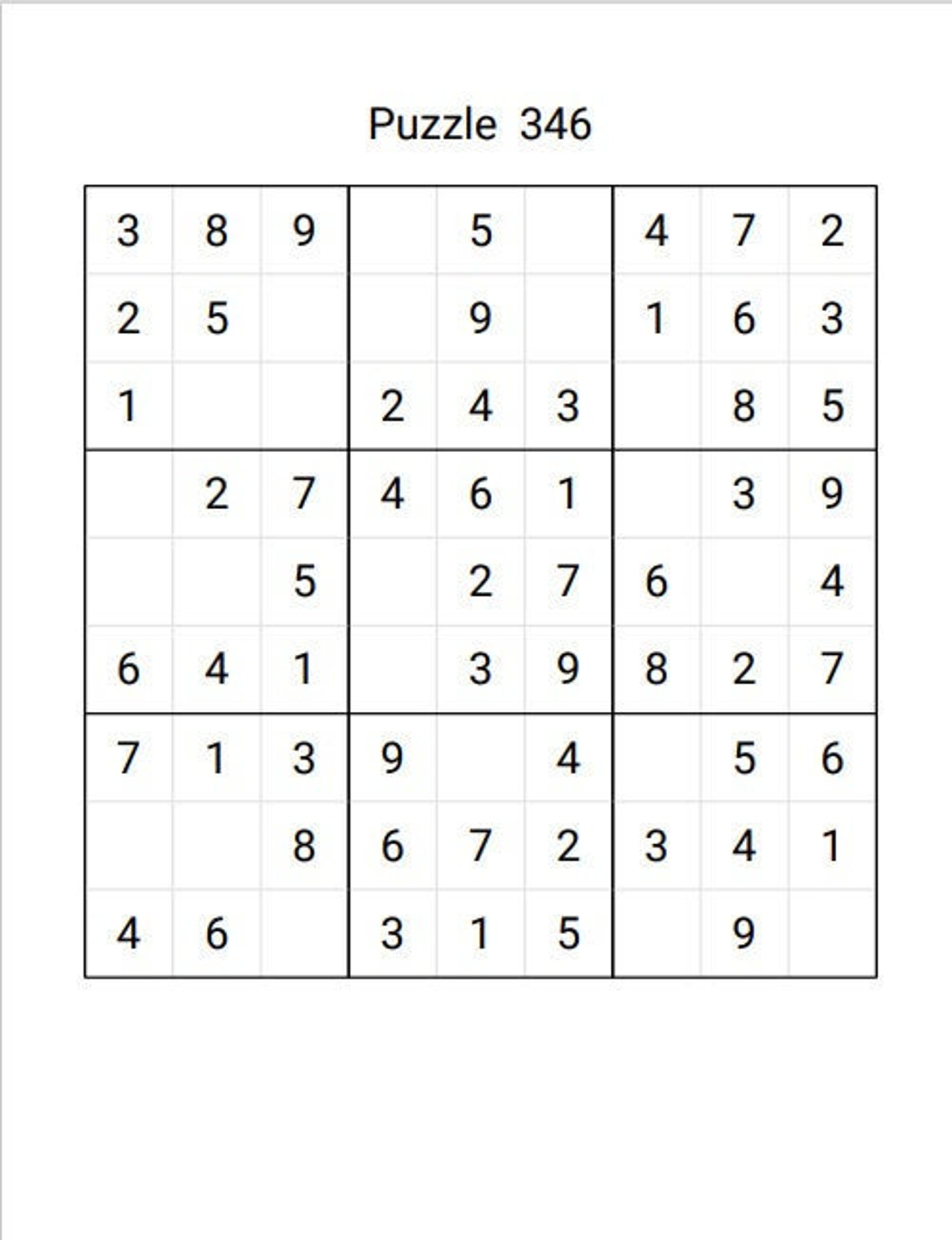 1000 Medium Level Sudoku Puzzles and Answer Key Etsy