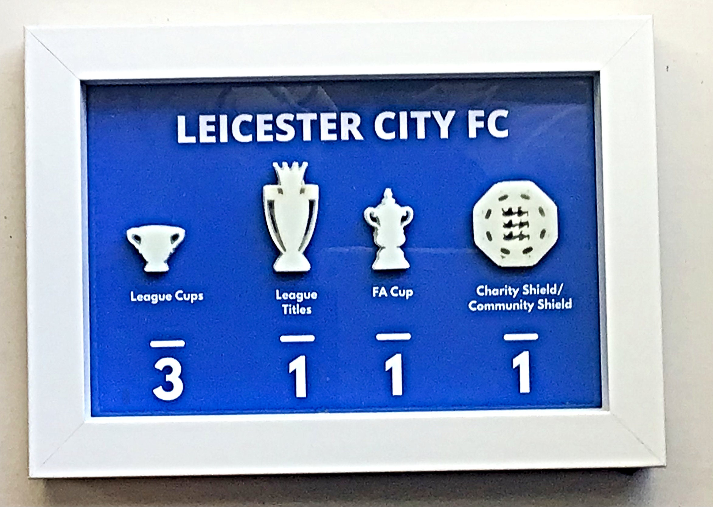 Leicester City Fc hand made gift Etsy