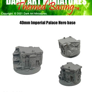 Imperial Palace, round, resin cast, wargaming bases.
