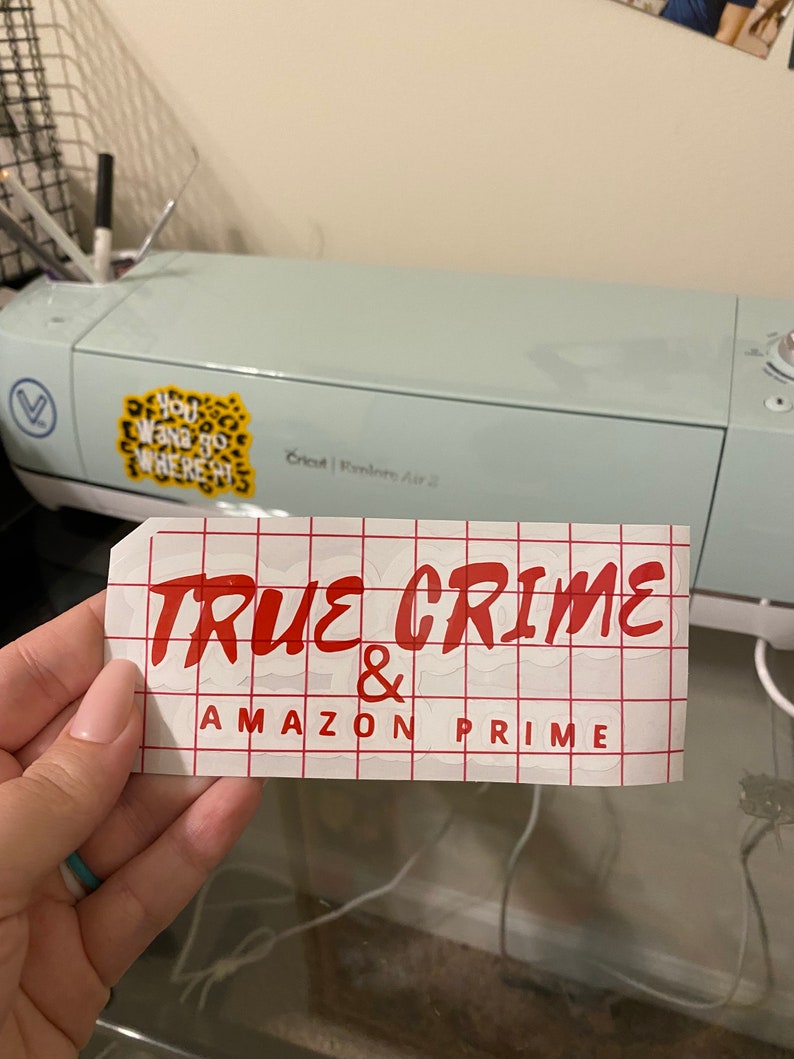 True Crime & Amazon Prime Decal Etsy