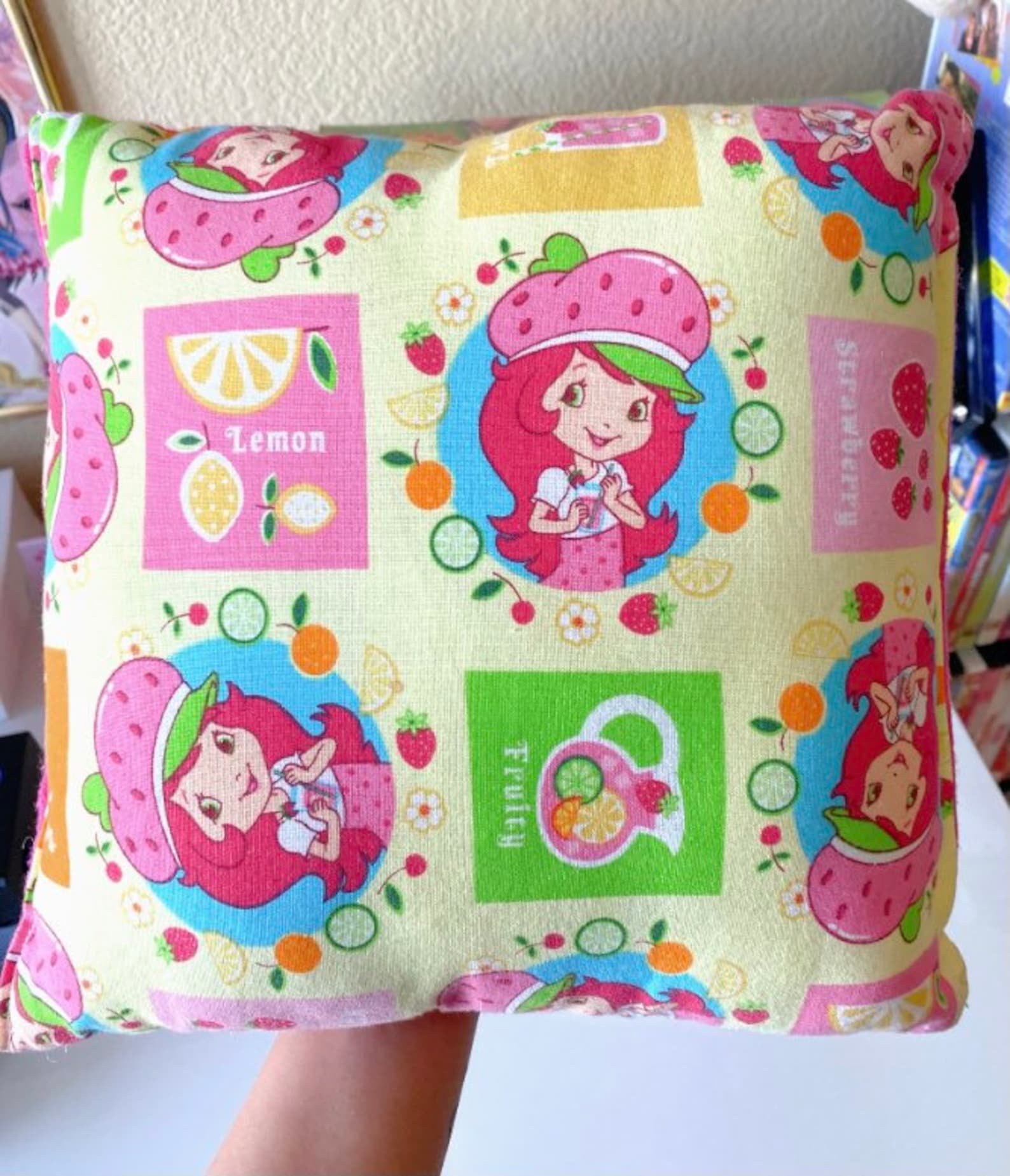 Strawberry Shortcake Throw Pillow Etsy