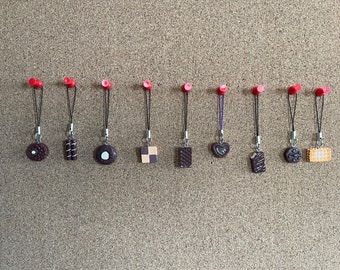 Chocolate Biscuit Phone/AirPod/Bag/Key Charms | Chocolate | Wafer | Cookie | Food Accessories | Quirky Accessories