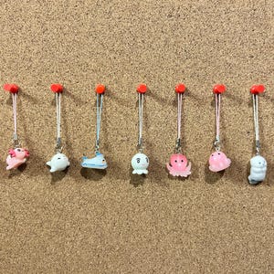 Sea Creature Phone Charms | Cute | 3D Charms | Whale | Seal | Pufferfish | Quirky Accessories