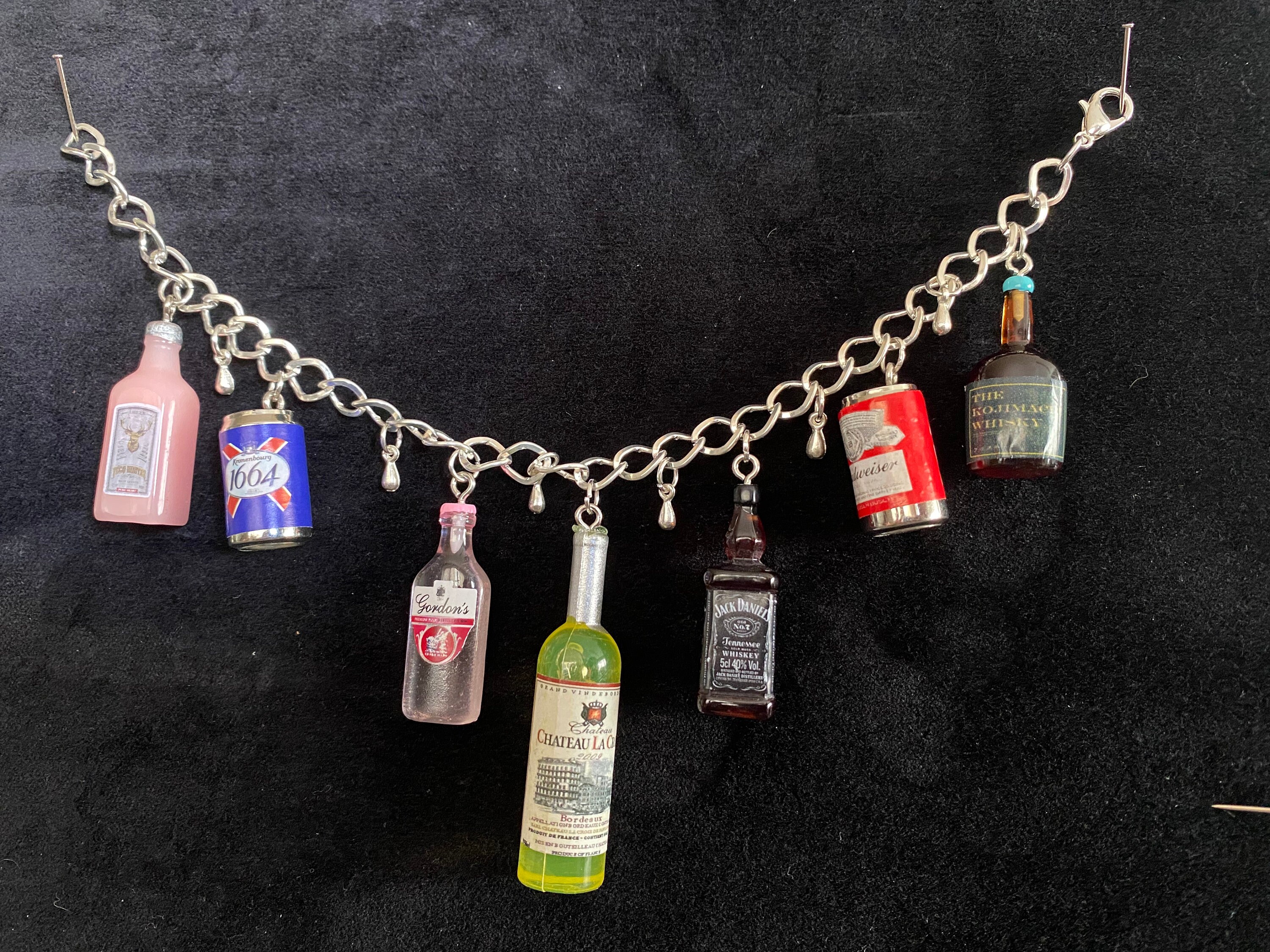 Handmade Drink Inspired Charm Bracelet Etsy