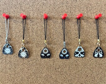 Ouija Phone/AirPod/Key/Bag/Shoe Charms & Earrings | Planchettes | Witchy | Ouija Planchettes | Celestial | Quirky Accessories |
