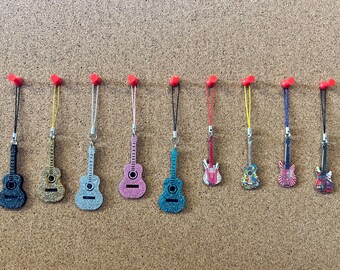 Music Phone/Airpod/Keys/ Bag Charms | Phone Charms | Rock and Roll | Acoustic | Electric | Funky | Cassettes | Earphones