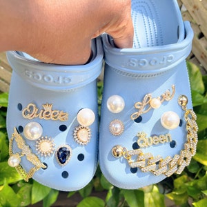 PREORDER* KIDS CUSTOM BLING CROCS – Hems and Hers